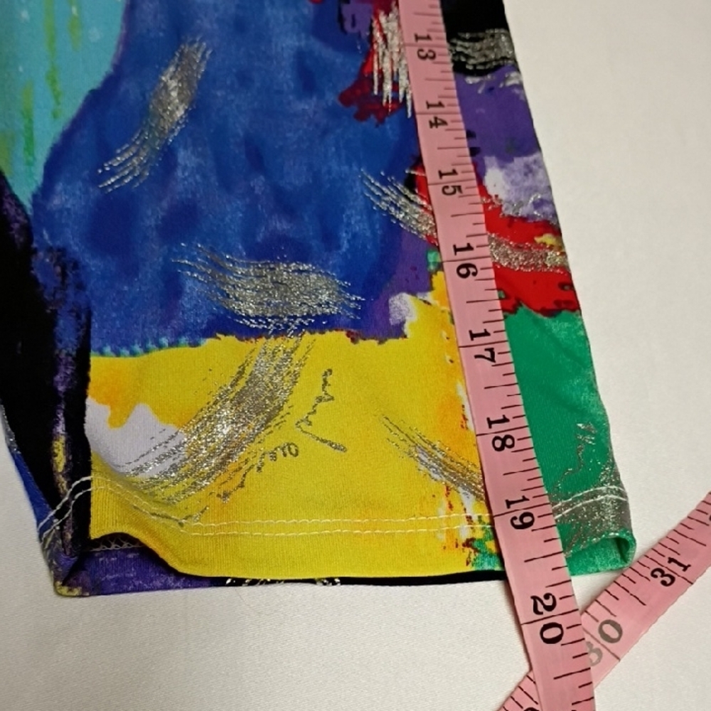 Allison Daley Abstract Art Print Multicolored Pattern, Lightweight Longsleeve XL - Picture 13 of 13